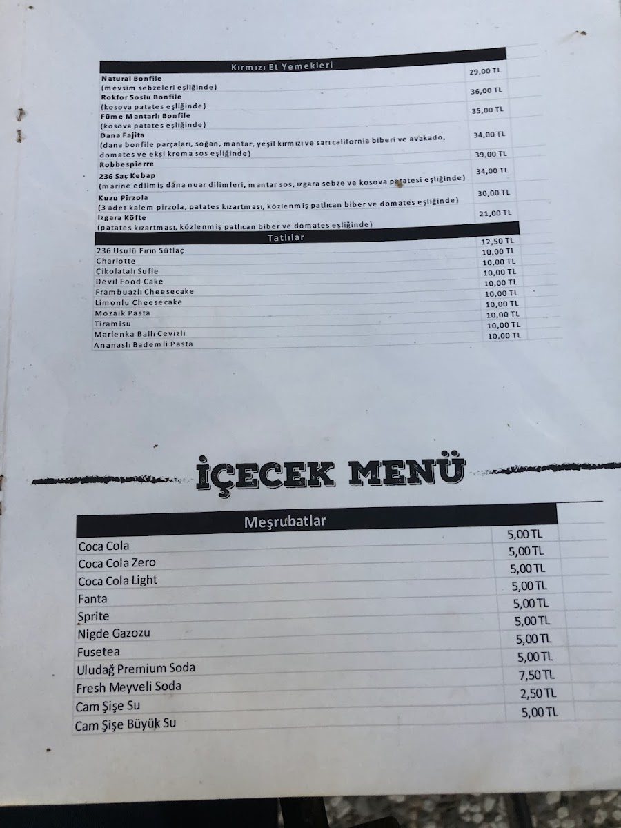 Menu Cafe 236 Serpme Kahvaltı Ve Restoran-5
